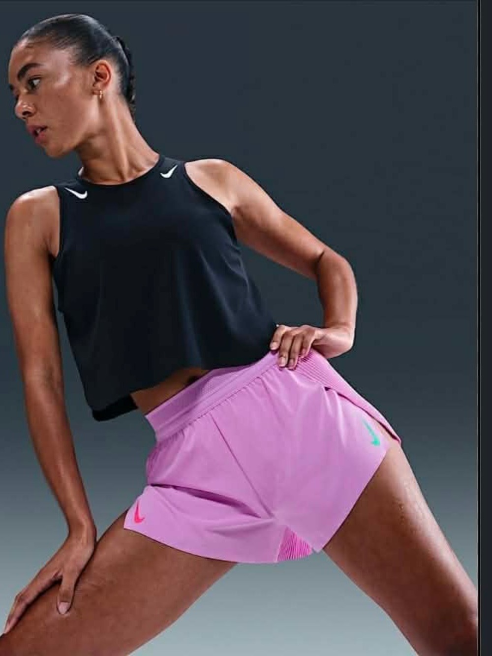 Nike AeroSwift Dri-FIT ADV Mid-Rise 3" Brief - Wmns sz Large